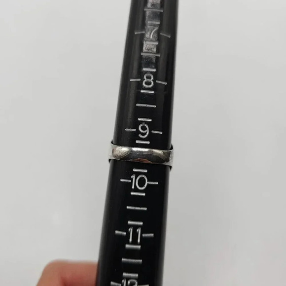 Vintage Sterling Silver 925 Blue Larimar Ring With Rope Trim Size 9.5 - Picture 8 of 8